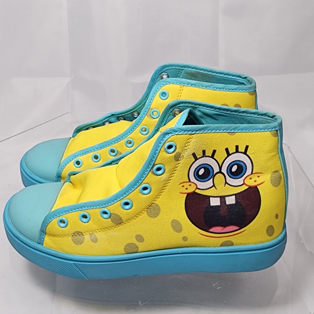 Heelys Unisex Kid's Hustle (Hes10330) Spongebob Skate Shoes High Top Youth 6/38
